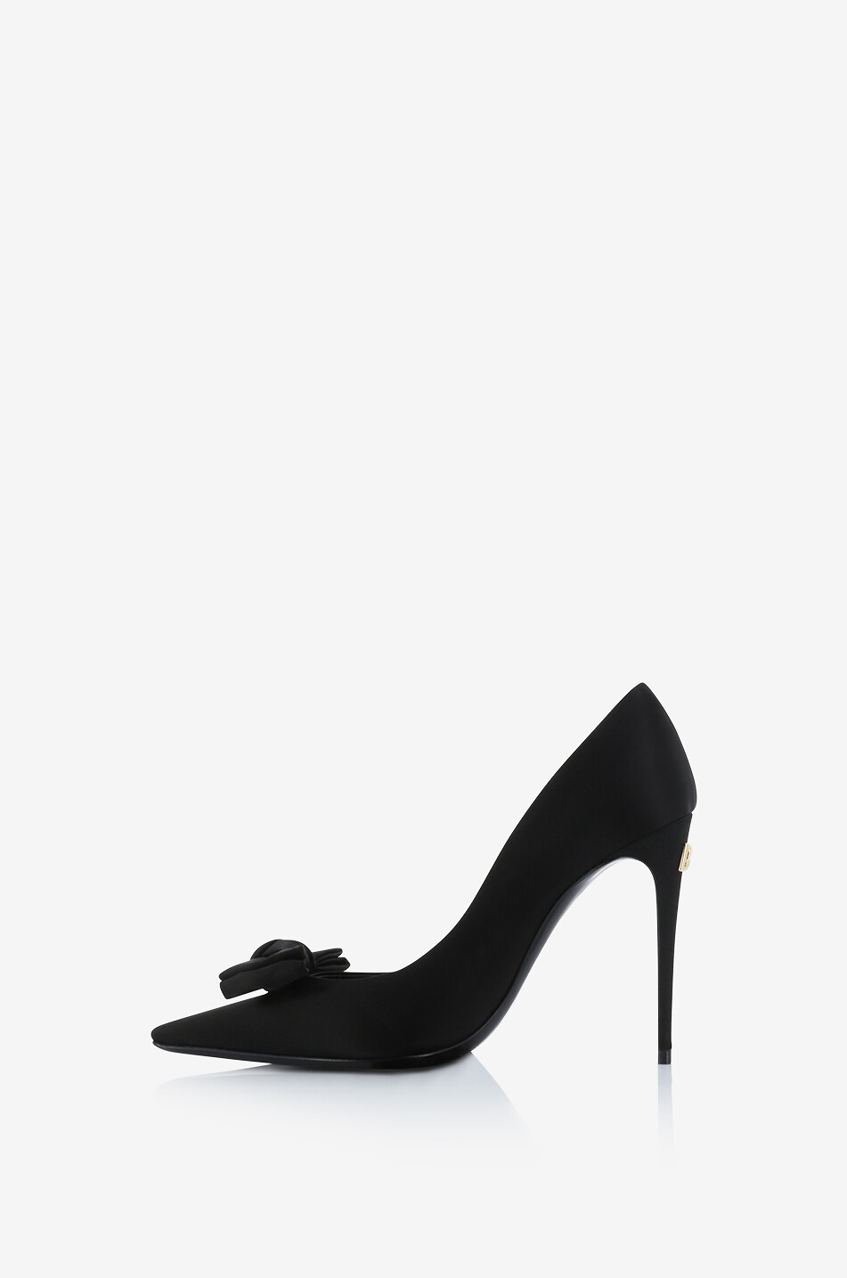 DOLCE & GABBANA Mun 105 satin pumps with bows Women BLACK 3