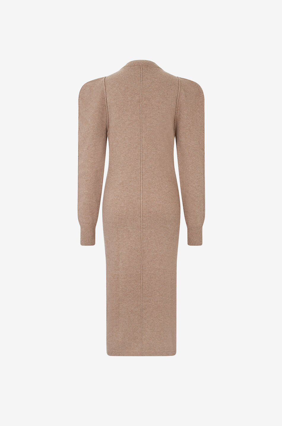 LEMAIRE Robe en laine à manches bouffantes Femme BEIGE 2