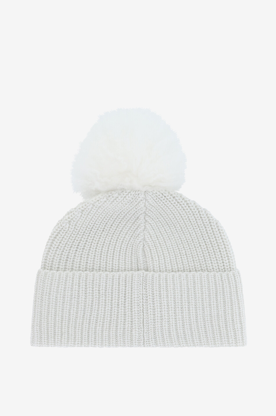 NIMA Bonnet en laine mérinos et viscose Femme BLANC 2