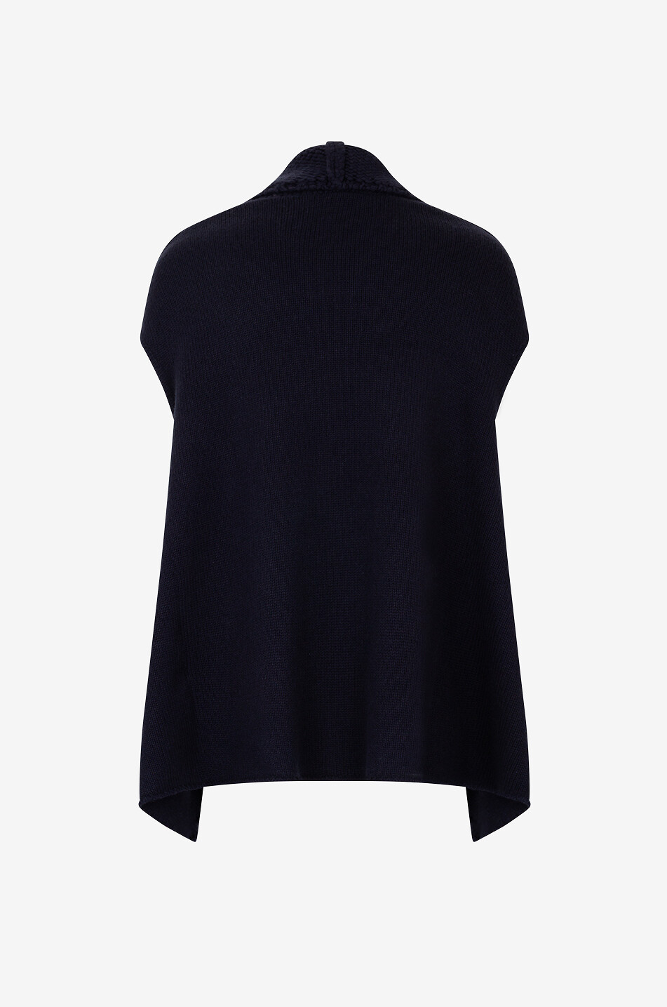 Gilet en laine vierge soie et cachemire