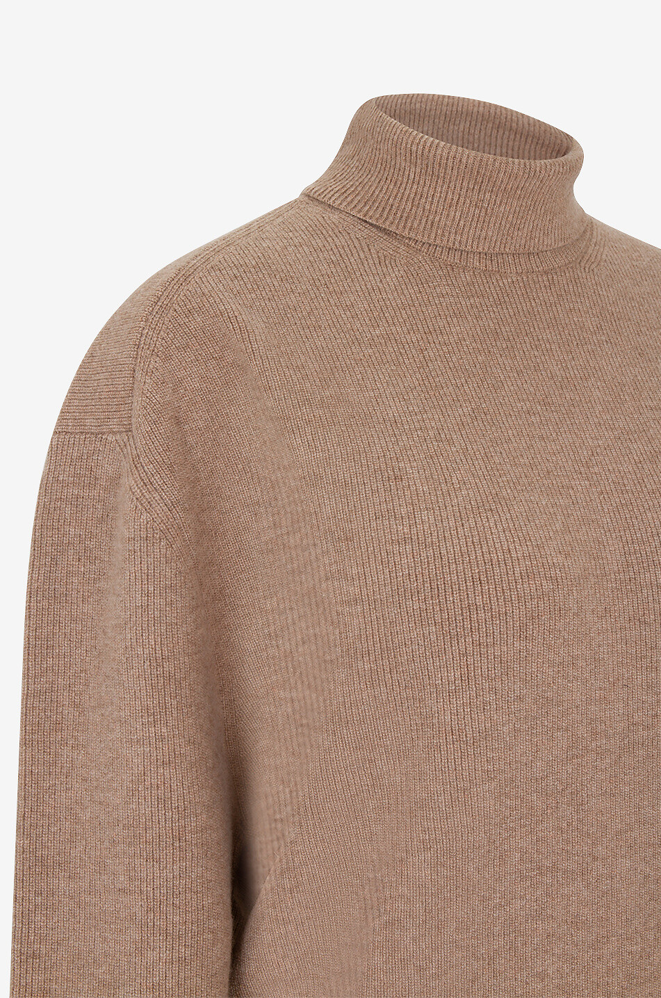 Rollkragenpullover aus Wolle