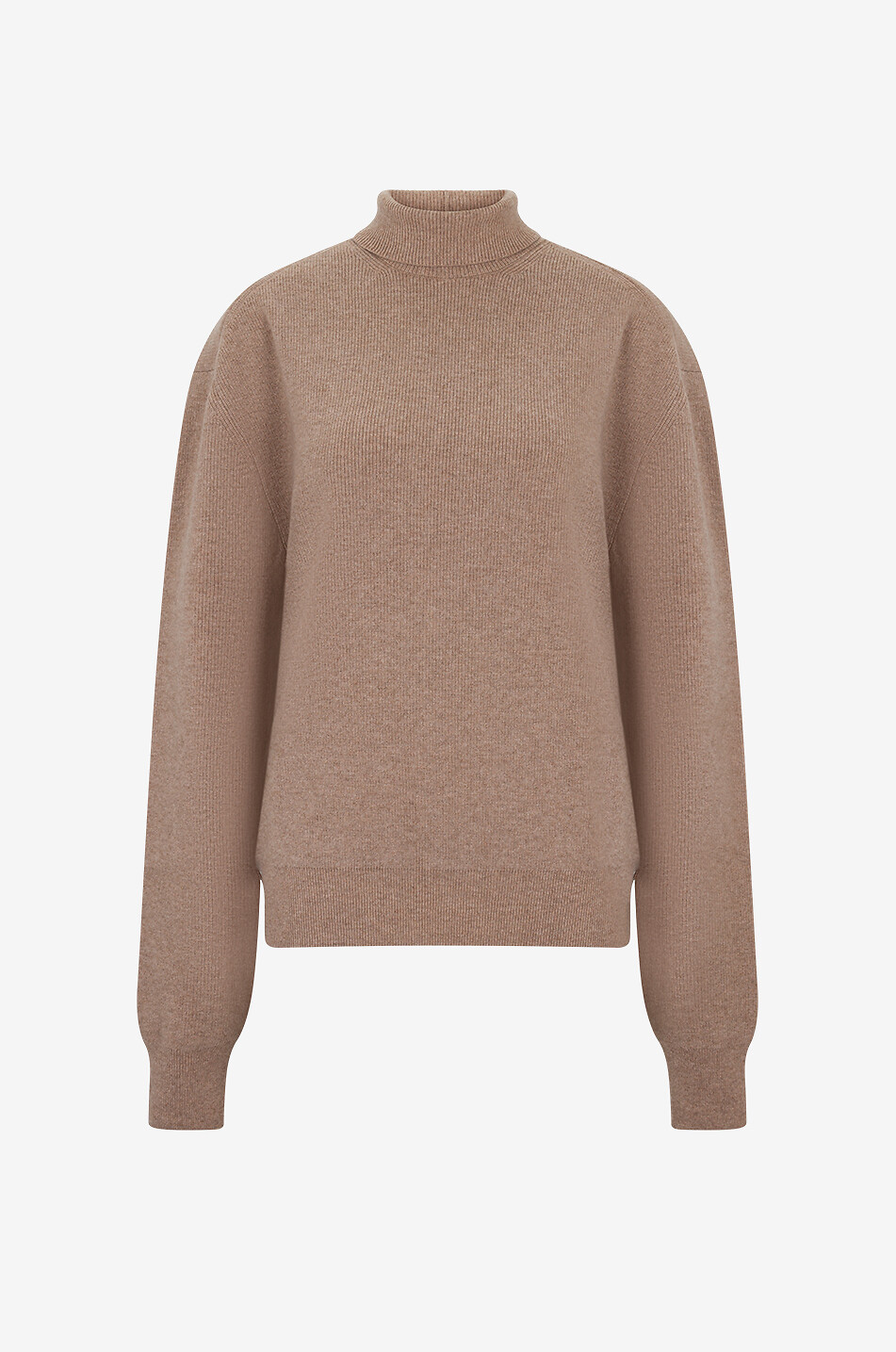 Rollkragenpullover aus Wolle