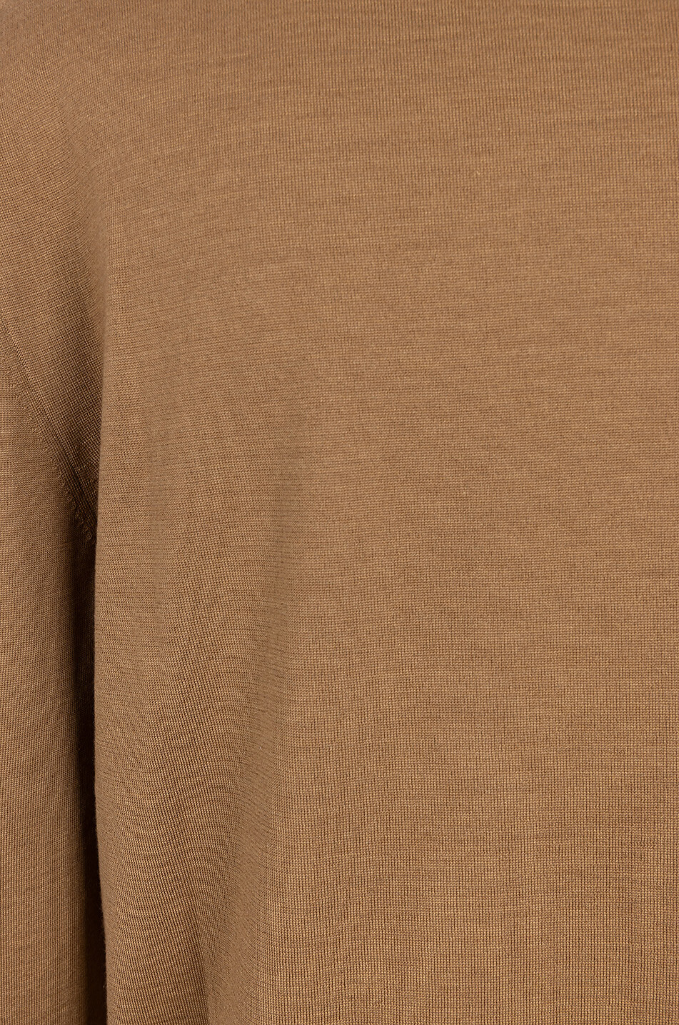 DOLCE & GABBANA Pull fin en cachemire et soie à col roulé Homme CAMEL 3