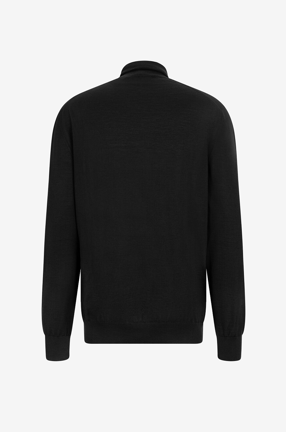 DOLCE & GABBANA Pull fin en cachemire et soie à col roulé Homme NOIR 2