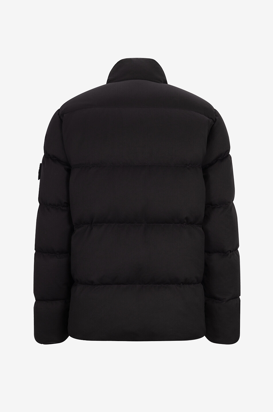 STONE ISLAND 453F3 Twill Down-TC Ghost Piece short wool down jacket Men BLACK 2