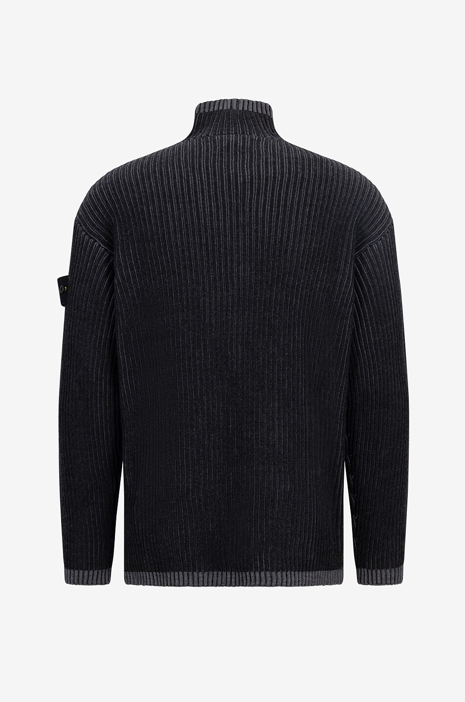 Pull côtelé à col montant zippé 516C1 Vanisé