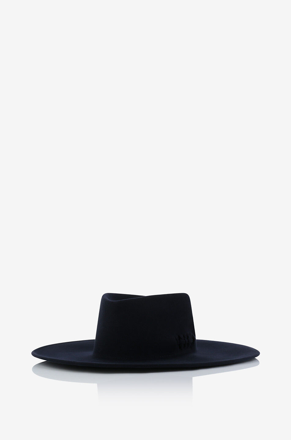 CATARZI 1910 Chapeau à bord large en feutre Malika Femme BLEU FONCE 2