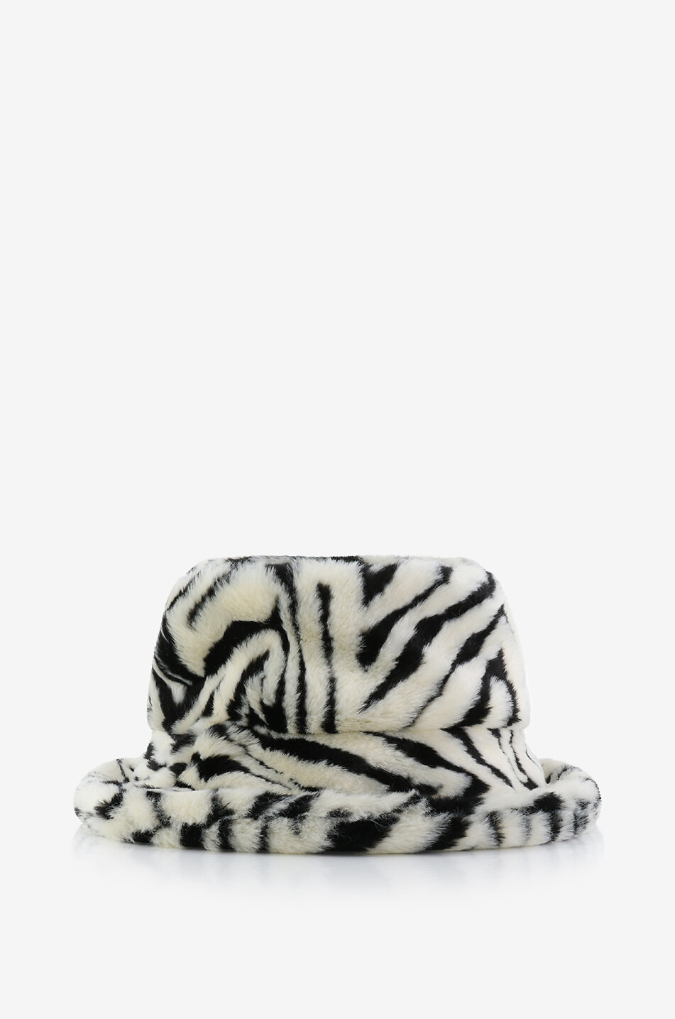 GREVI Zebra patterned cloche hat Women MULTI COLOURED 2