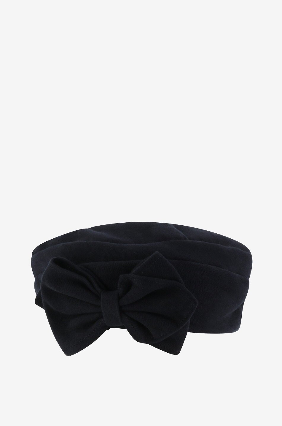 Chapeau basque en coton à noeud