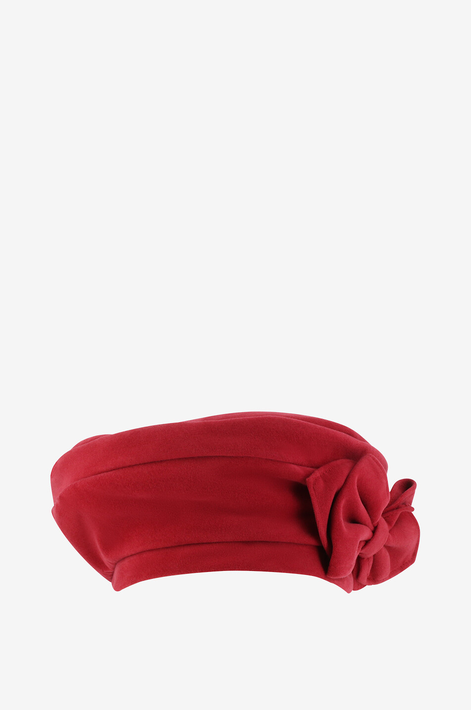 Chapeau basque en coton à noeud