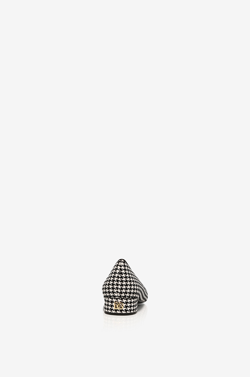 DOLCE & GABBANA Jackie 30 houndstooth check ballet flats Women MULTI COLOURED 4