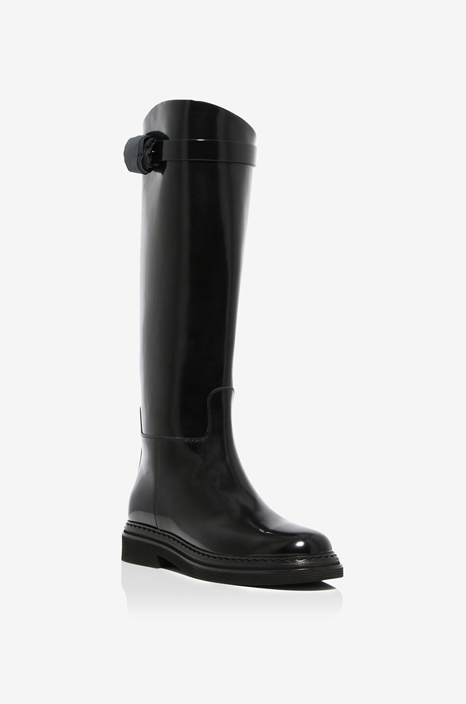 Flache Lacklederstiefel Day Classic