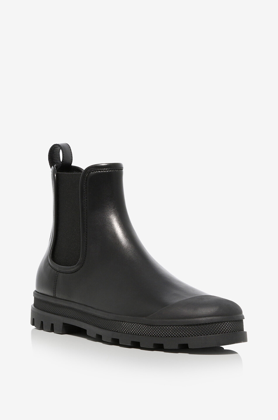 Smooth leather chelsea boots with rubber caps - FABIANA FILIPPI