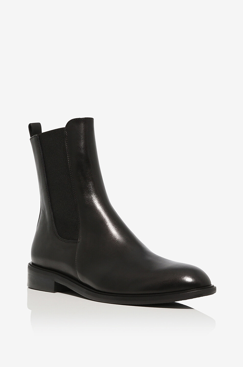 Smooth leather chelsea boots with rubber caps - FABIANA FILIPPI
