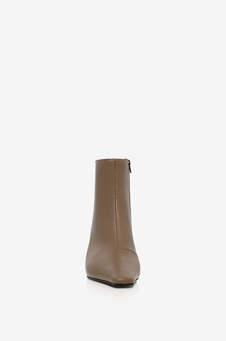 Bottines en cuir nappa à talon Carus 35