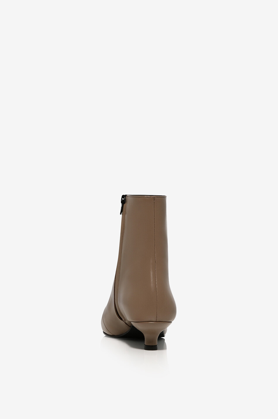 Bottines en cuir nappa à talon Carus 35