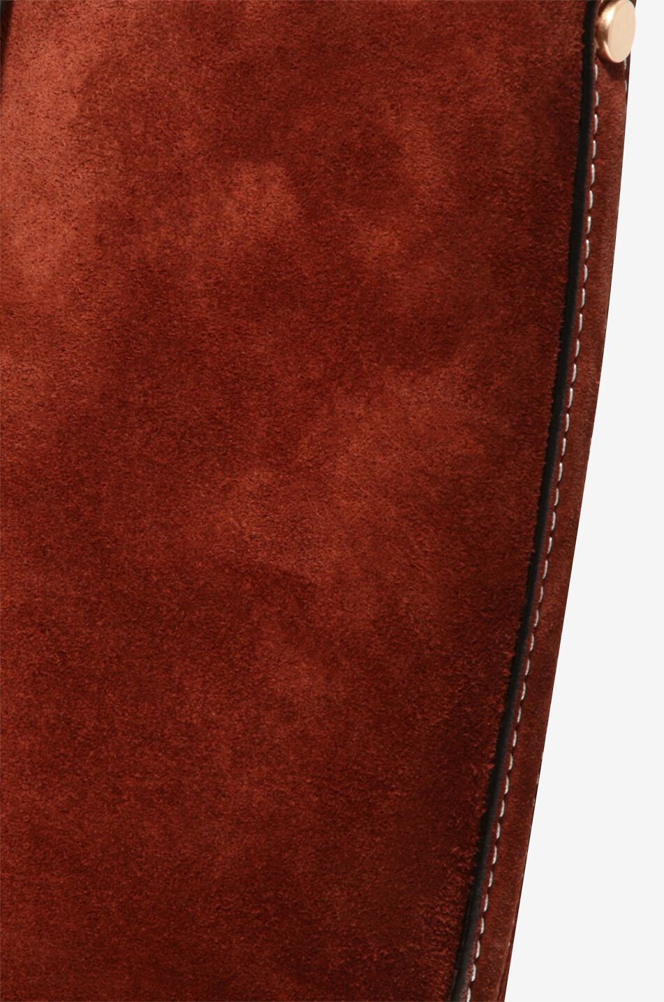 VANESSA BRUNO Sac cabas en cuir nubuck Daily Small Femme MARRON FONCÉ 10
