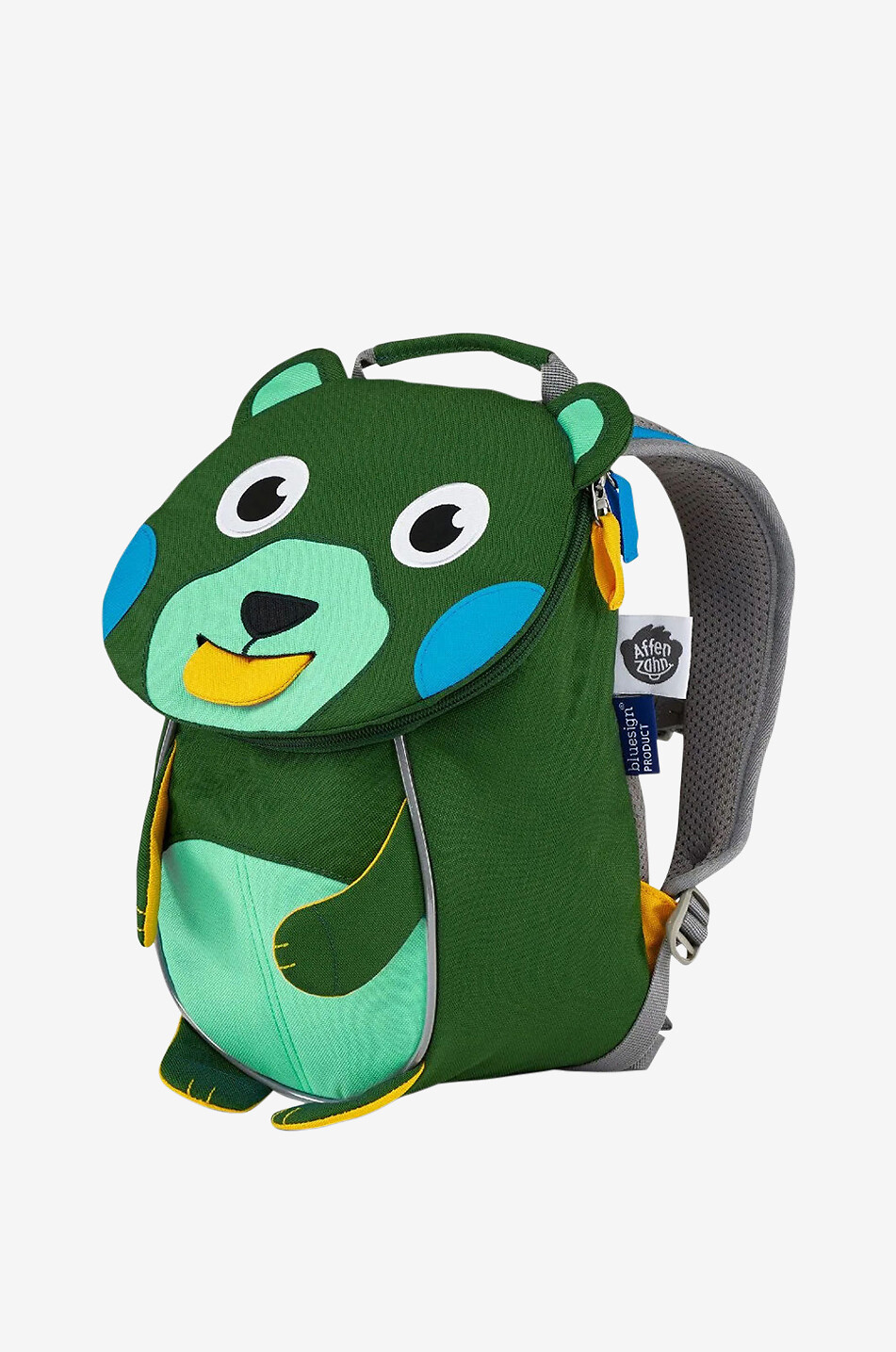 AFFENZAHN Rucksack für Kinder Kleiner Freund Kreativ Bär - 8l  GRÜN 2
