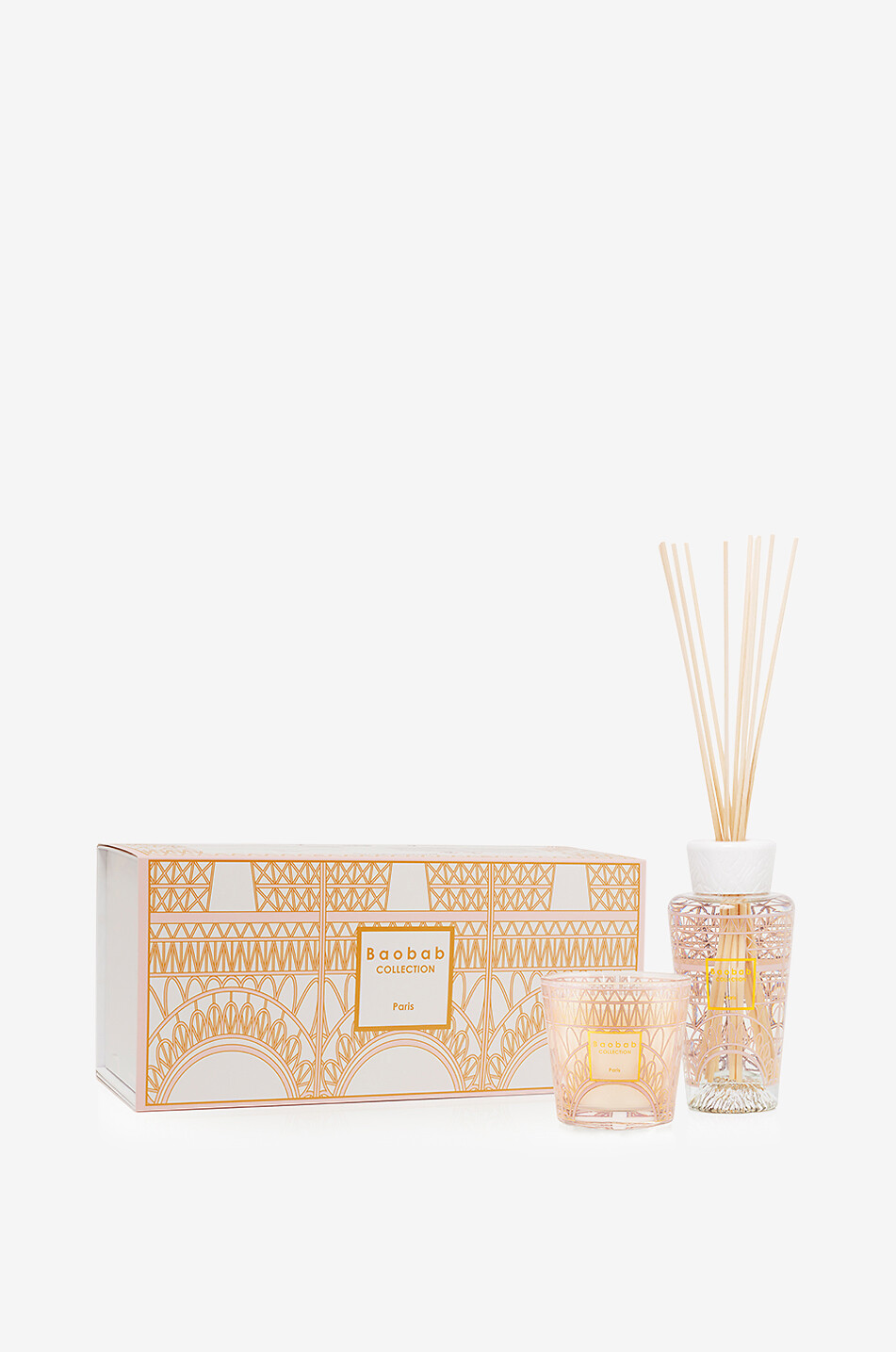 Geschenkset Duftkerze und Diffusor My First Baobab Paris