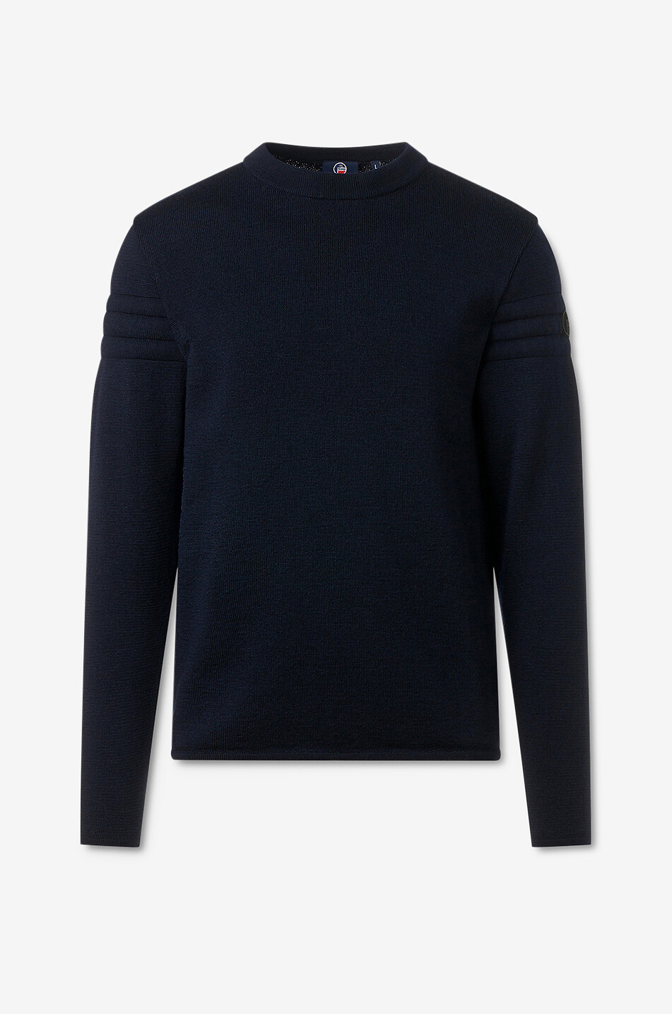 Damien round neck merino wool jumper
