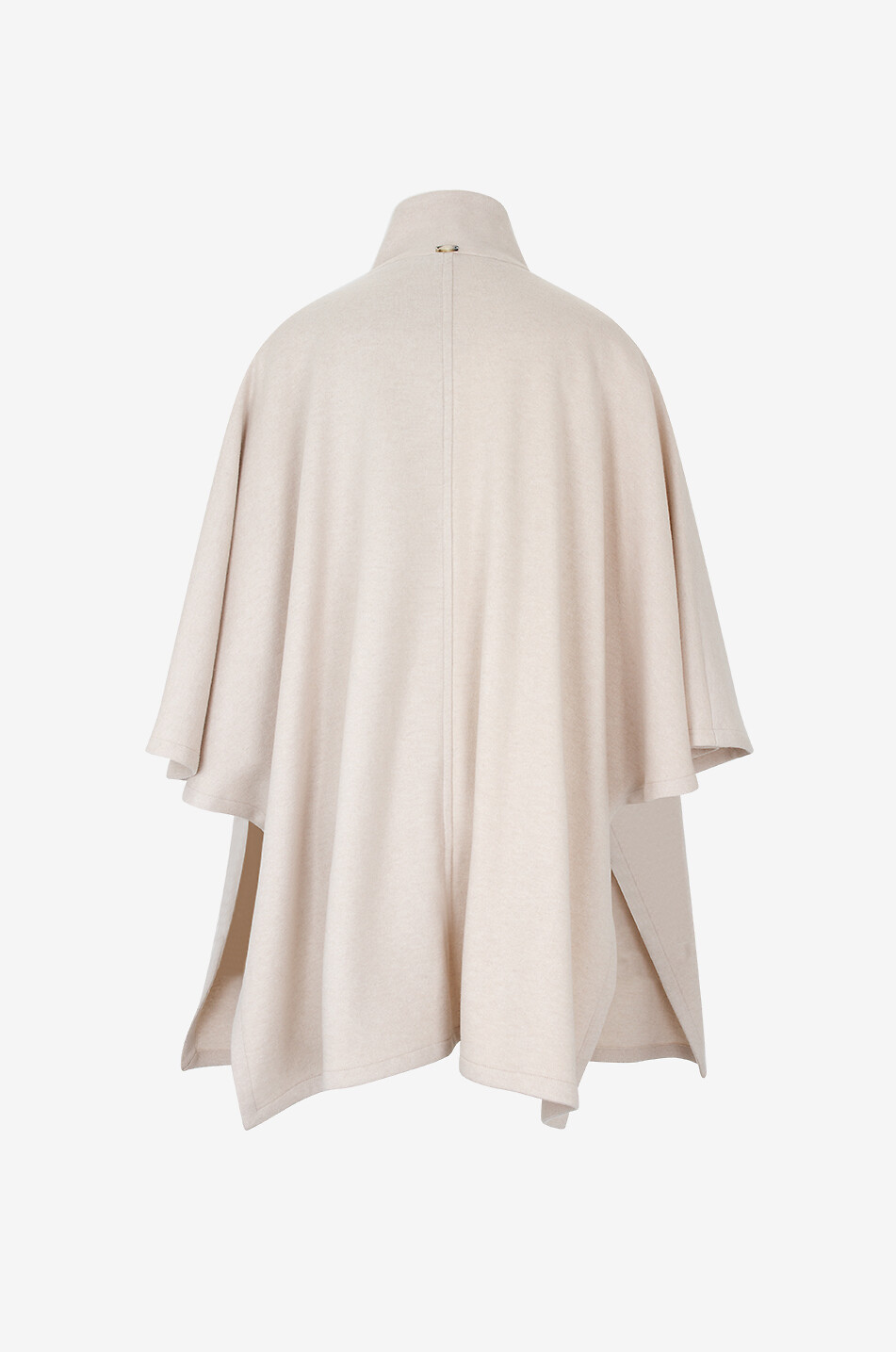 Mary cashmere cape with stand-up collar - FEDELI - Bongénie