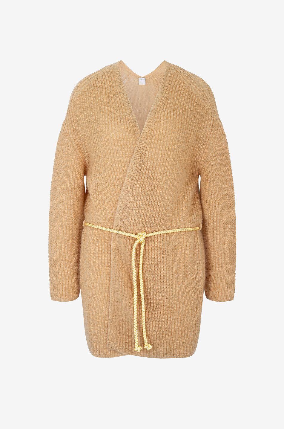 Cardigan long en mohair