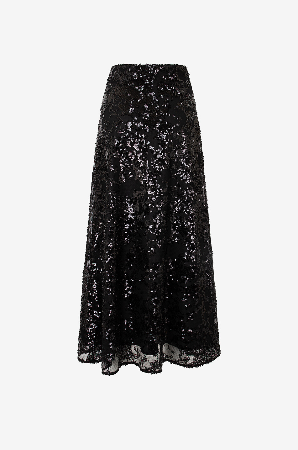Jupe longue en tulle et à sequins