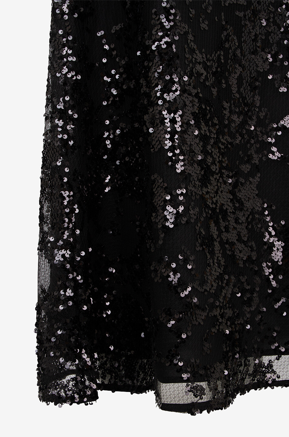 Jupe longue en tulle et à sequins