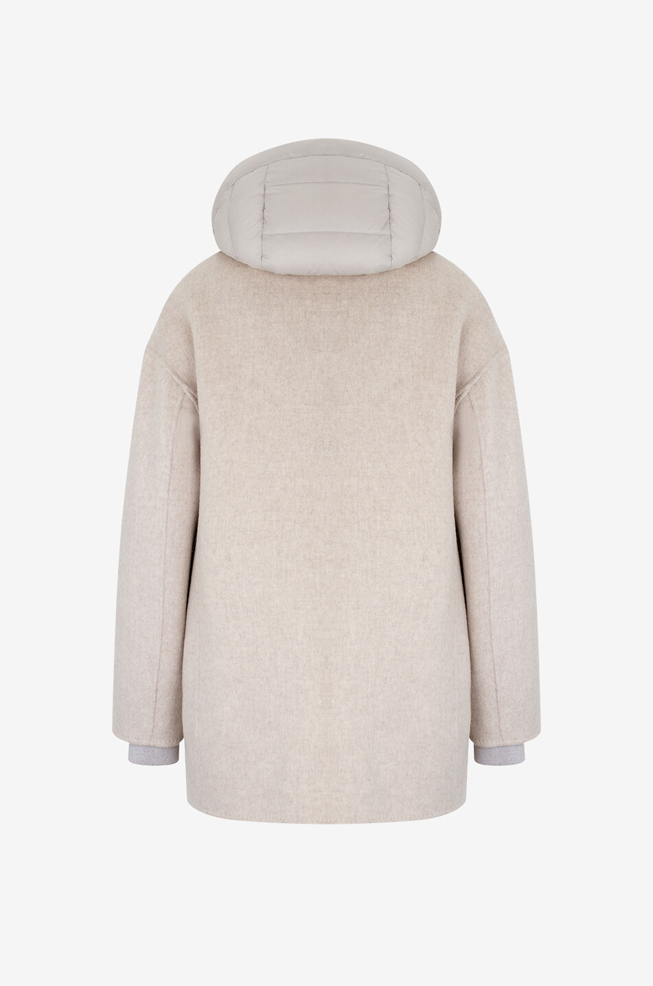 Manteau trois-quarts en laine vierge Natisha-Cwb