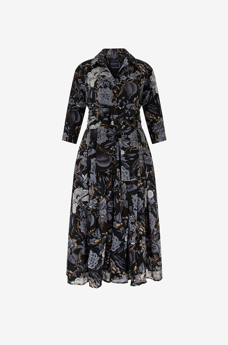 Robe chemise midi en laine Audrey Garden Hill