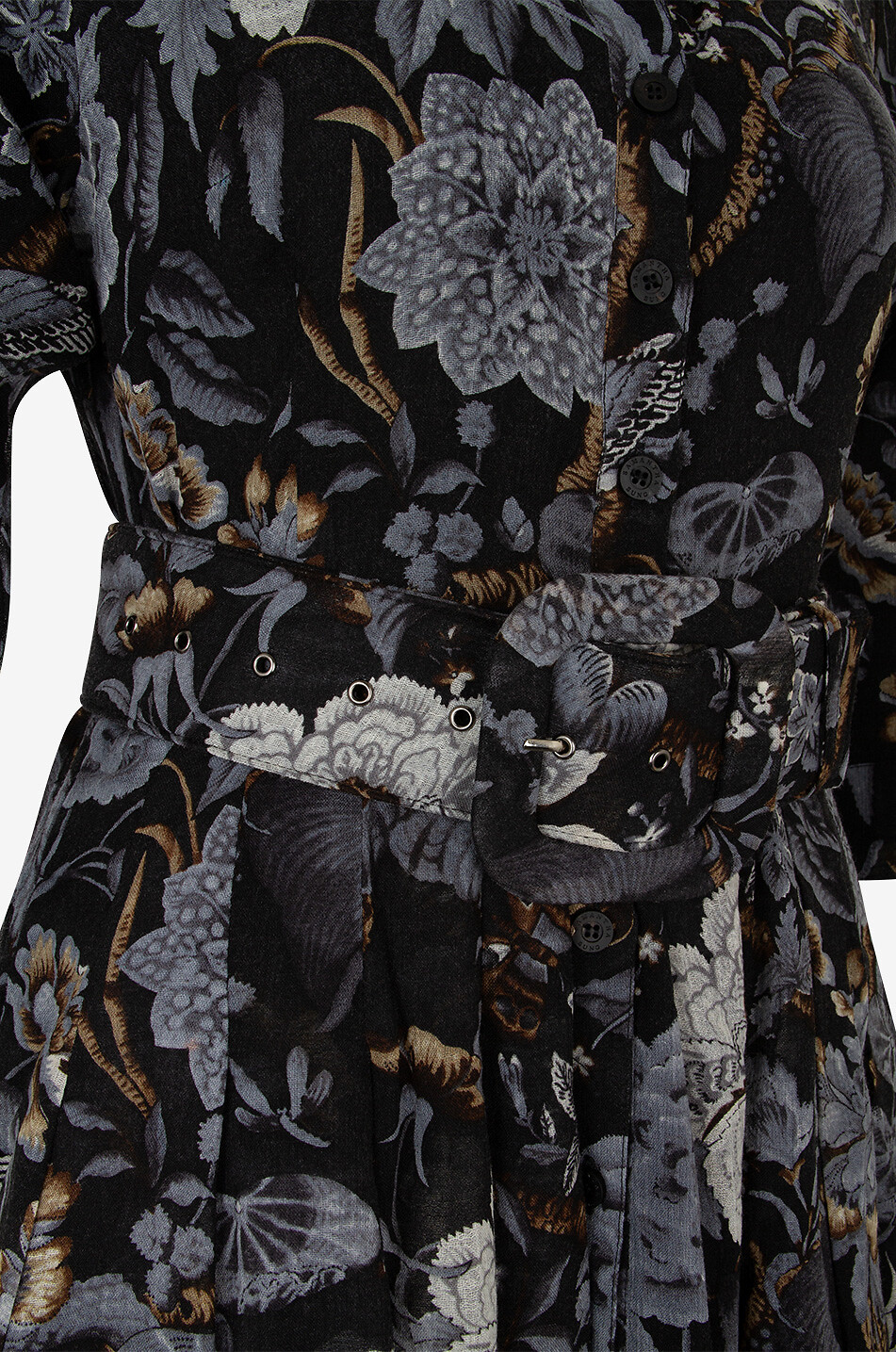 Robe chemise midi en laine Audrey Garden Hill