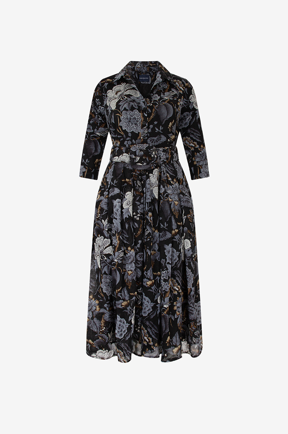 Robe chemise midi en laine Audrey Garden Hill