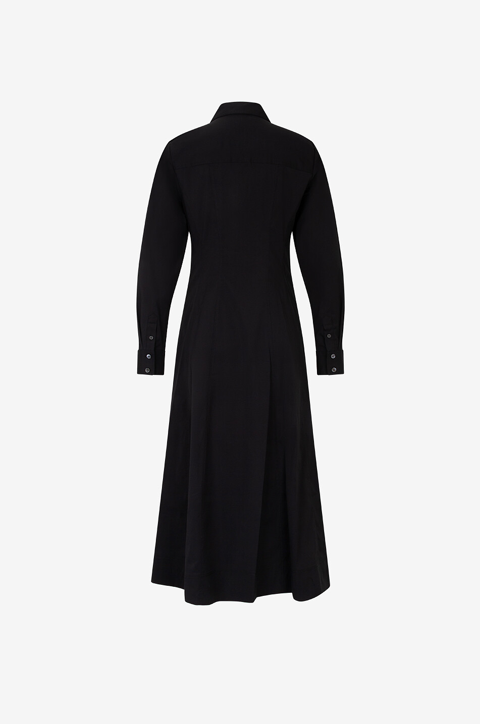 VERONICA BEARD Hemdkleid aus Baumwollpopeline Goldie Damen SCHWARZ 2