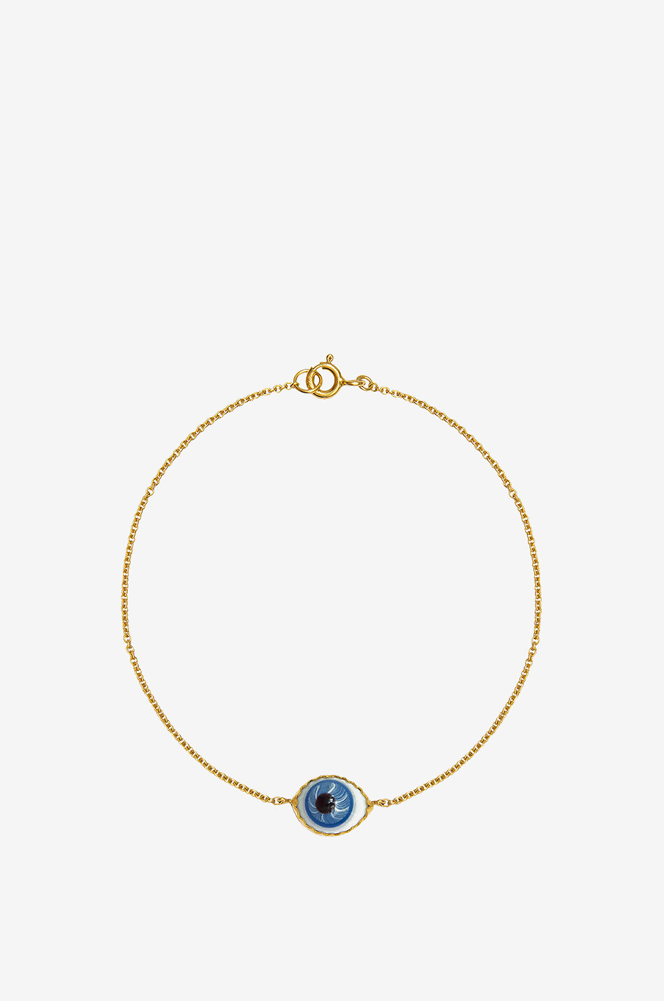 GRAINNE MORTON Goldenes Armband Blue Eye Damen BLAU 1