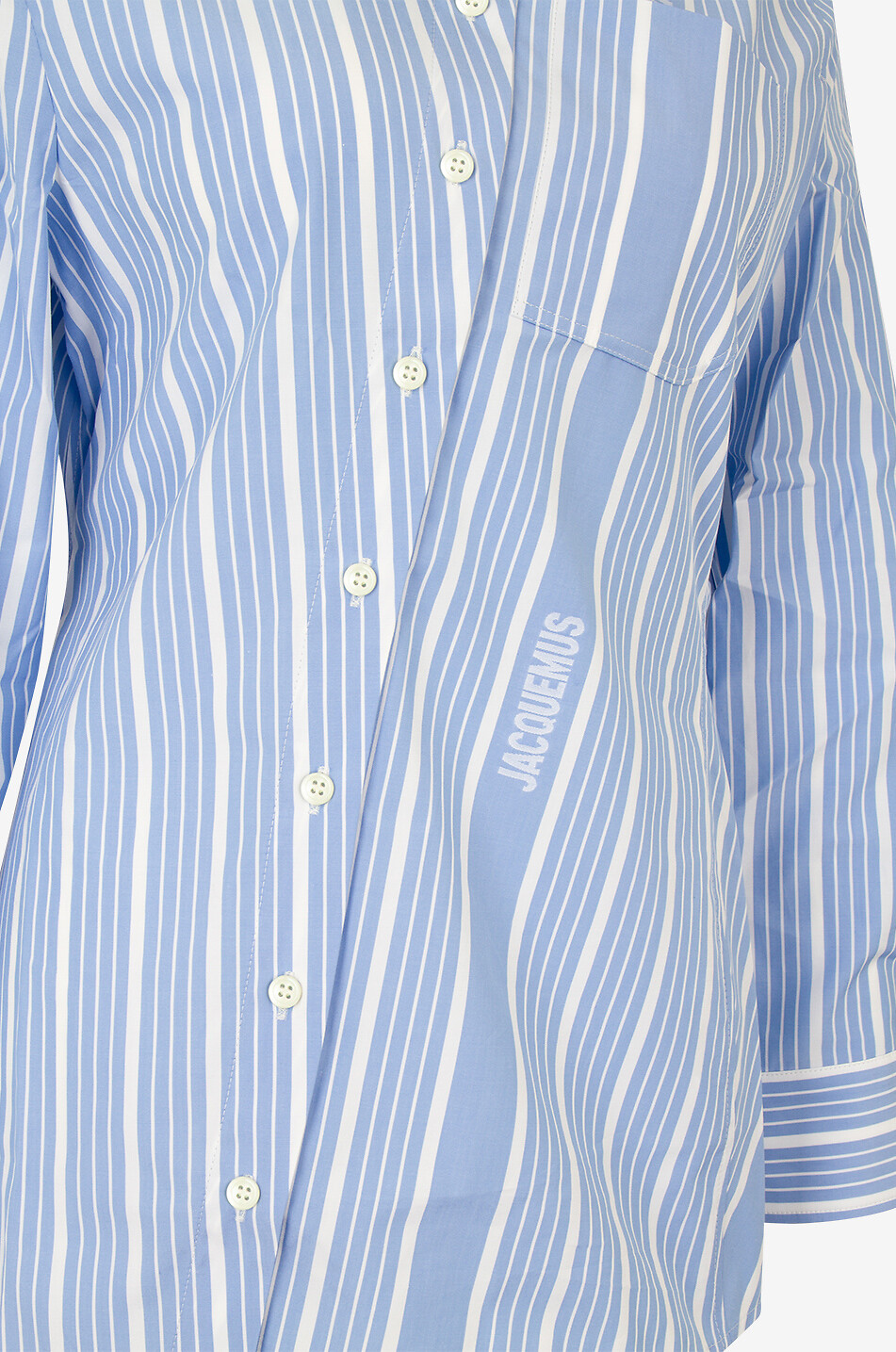 Gestreiftes Baumwoll-Popeline-Hemd La Chemise Pablo