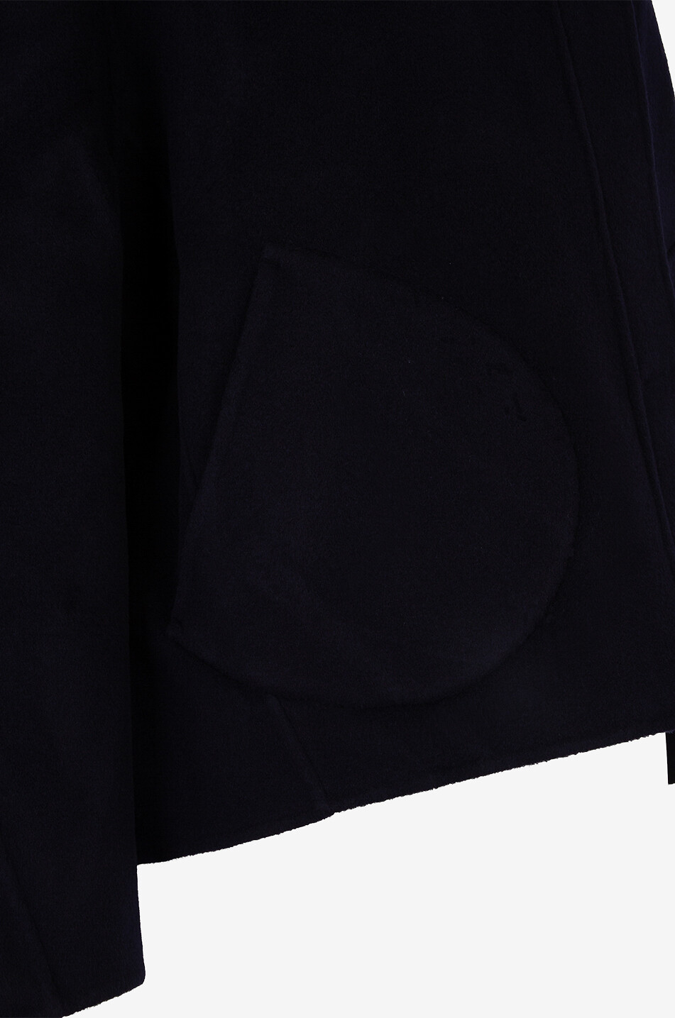 SOEUR Windsor asymmetric wool coat Women DARK BLUE 3