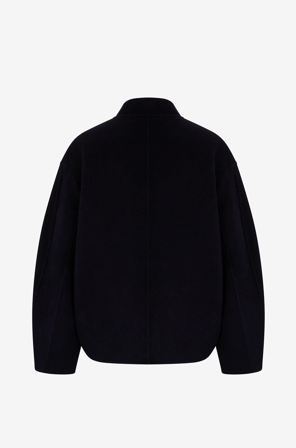 SOEUR Windsor asymmetric wool coat Women DARK BLUE 2