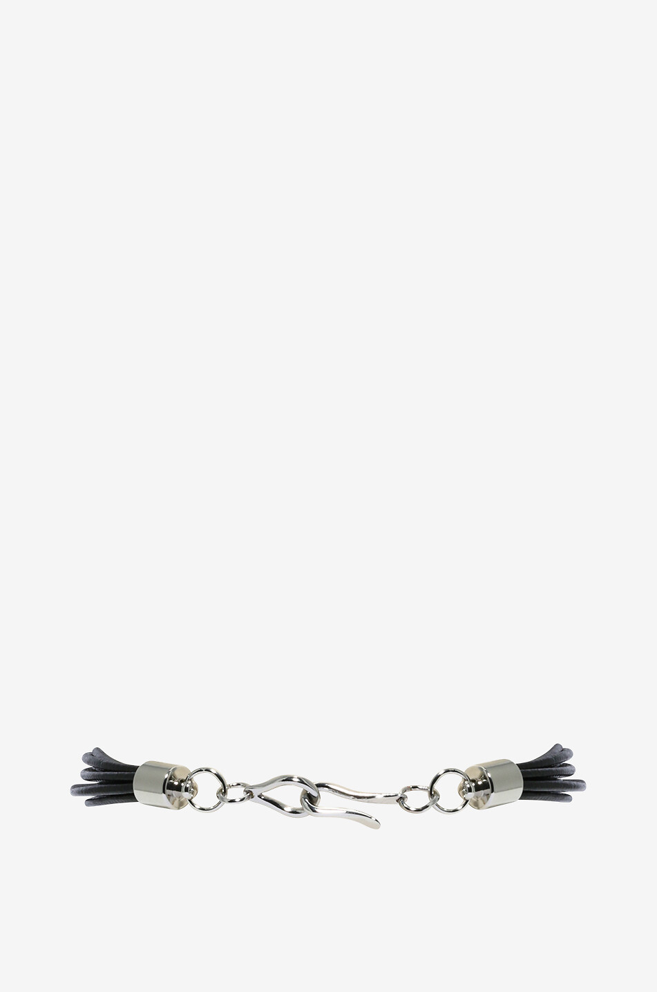 TOHUM Choker-Halskette aus Leder Mali Damen SILBER 2