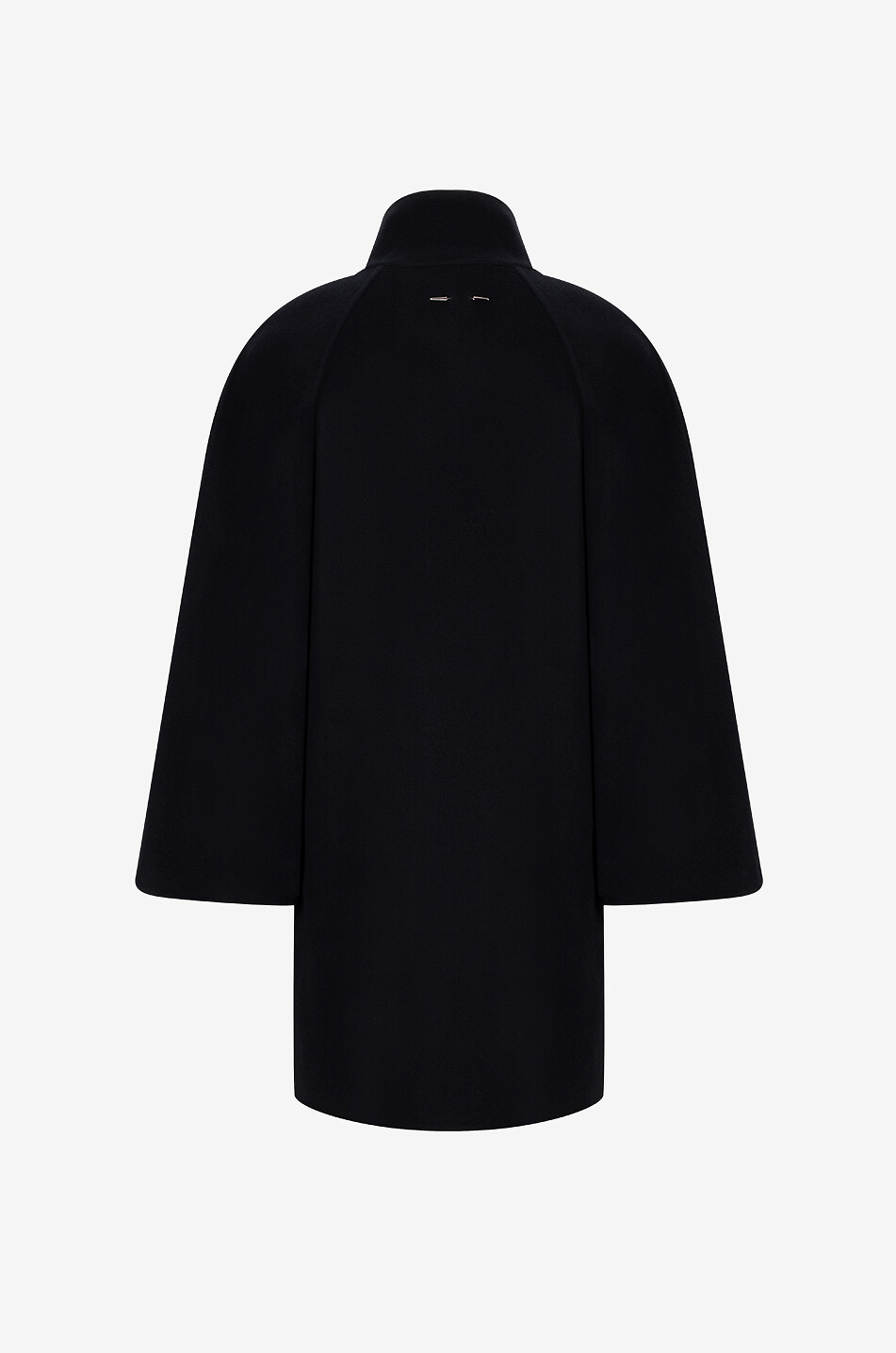 BARBARA BUI Halblanger Mantel aus Wolle Damen SCHWARZ 2