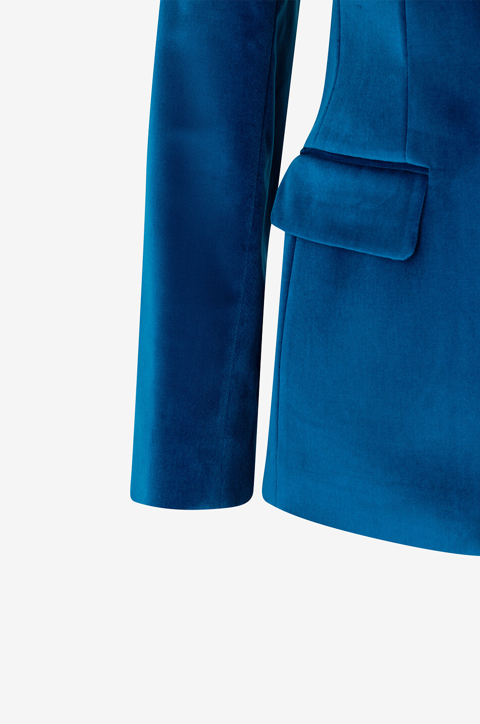 BARBARA BUI Kostümjacke aus Baumwolle Damen MITTELBLAU 4