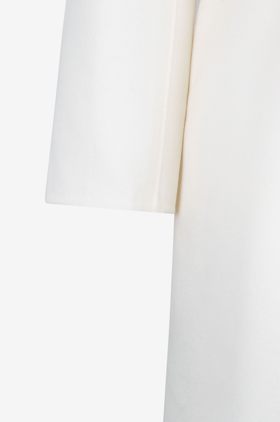 BONGENIE Double-face wool and cashmere belted wrap coat Women EGGSHELL 3