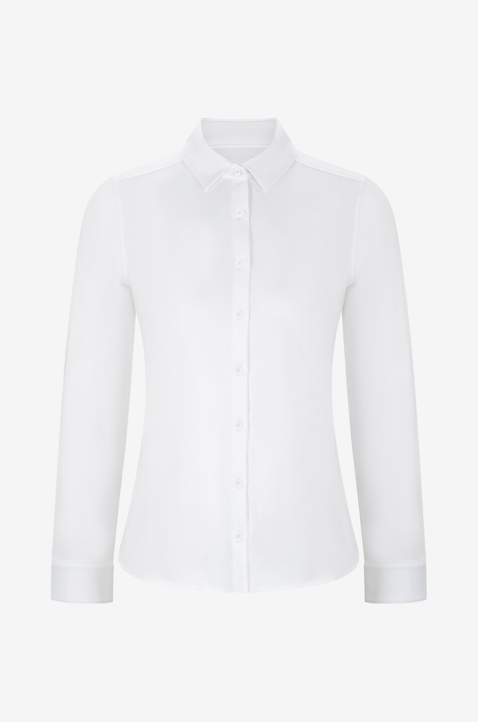 BONGENIE Hemd aus Baumwollgemisch Damen WEISS 1