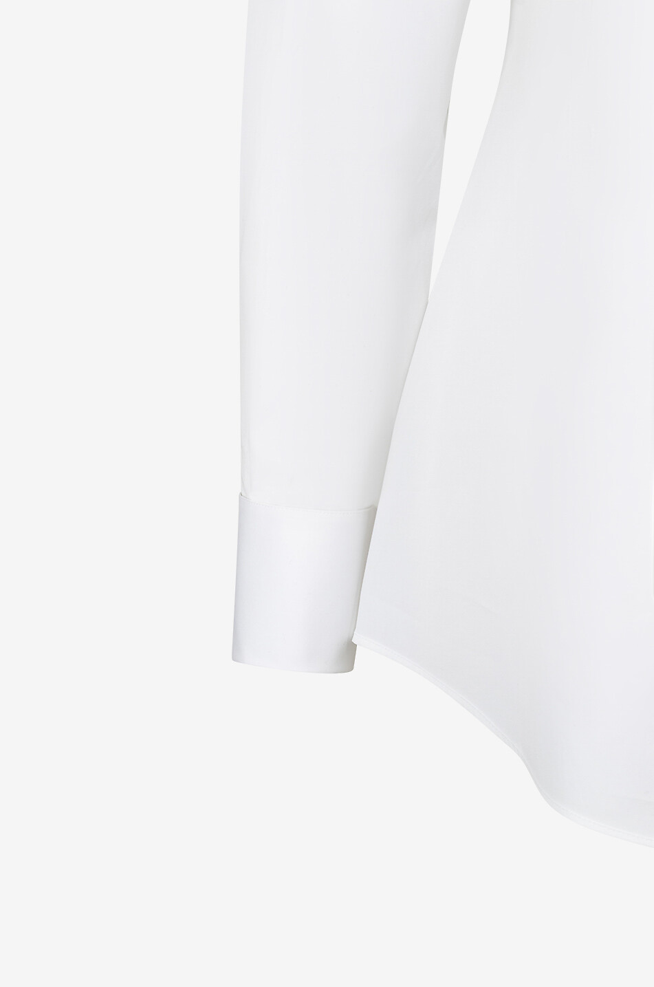 DOLCE & GABBANA Chemise de smoking en popelie stretch à plastron Femme BLANC 3