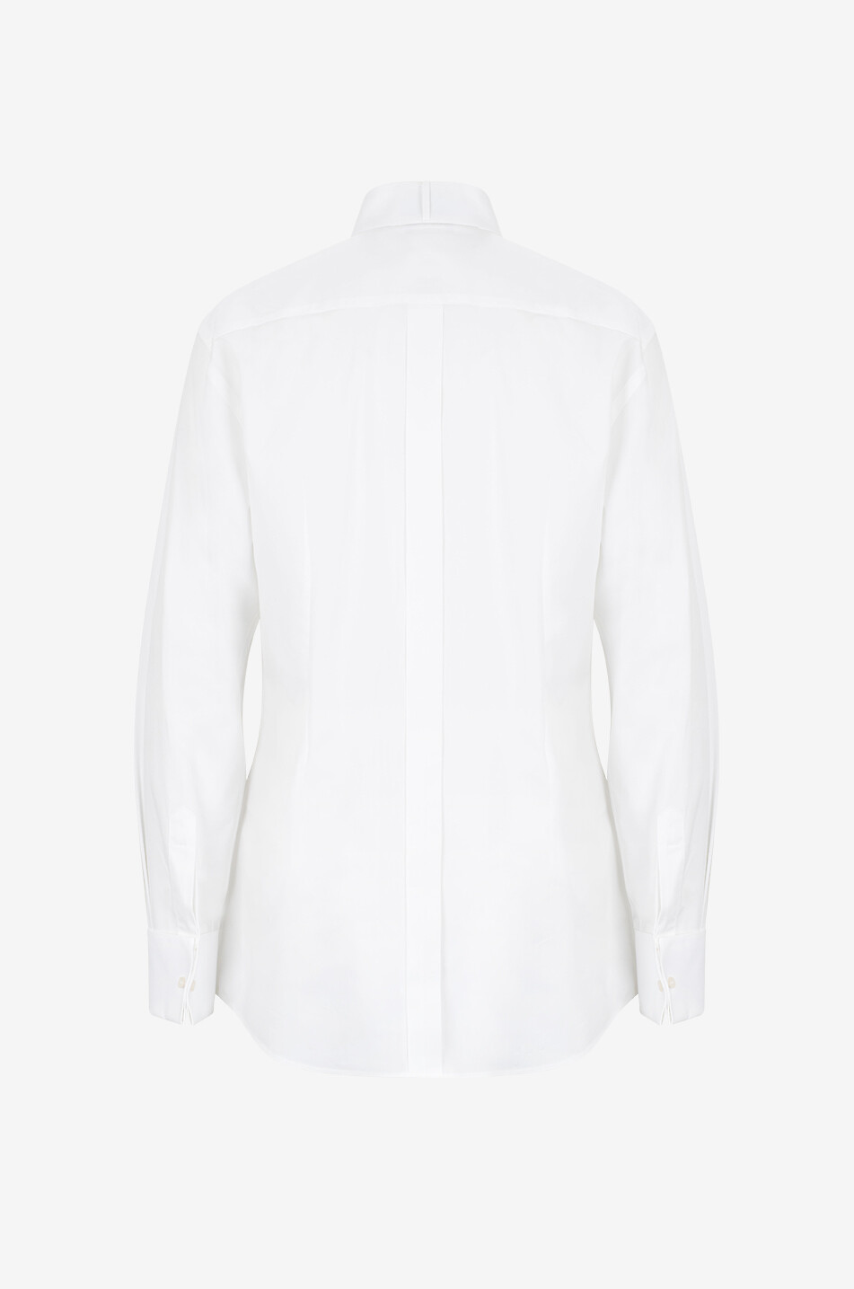 DOLCE & GABBANA Chemise de smoking en popelie stretch à plastron Femme BLANC 2