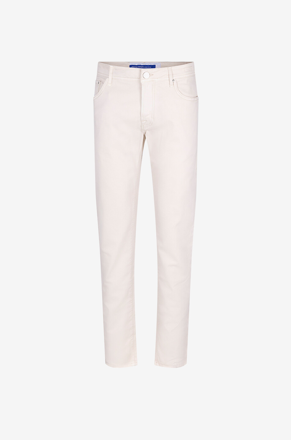 JACOB COHEN Nick Slim modal cotton and lyocell slim-fit jeans Men EGGSHELL 1