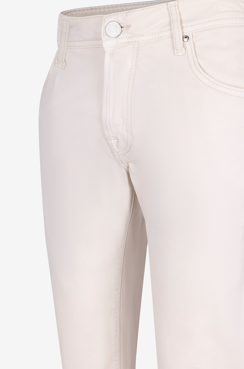 JACOB COHEN Nick Slim modal cotton and lyocell slim-fit jeans Men EGGSHELL 5