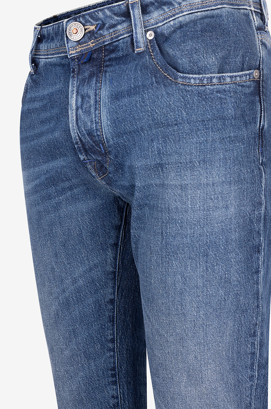 JACOB COHEN Jean droit en coton Bard Homme BLEU MOYEN 3