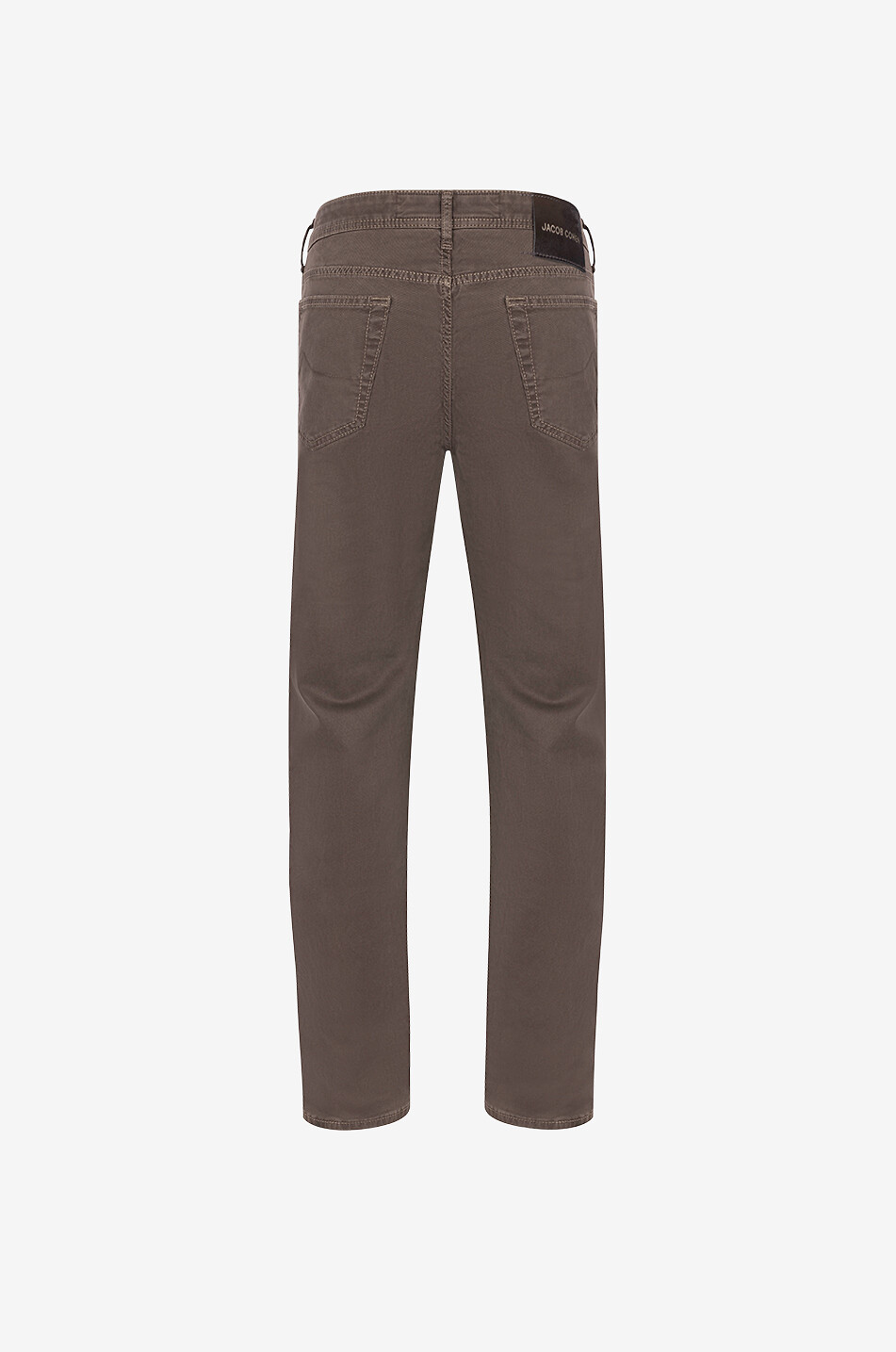 Bard dyed cotton and lyocell straight-leg jeans