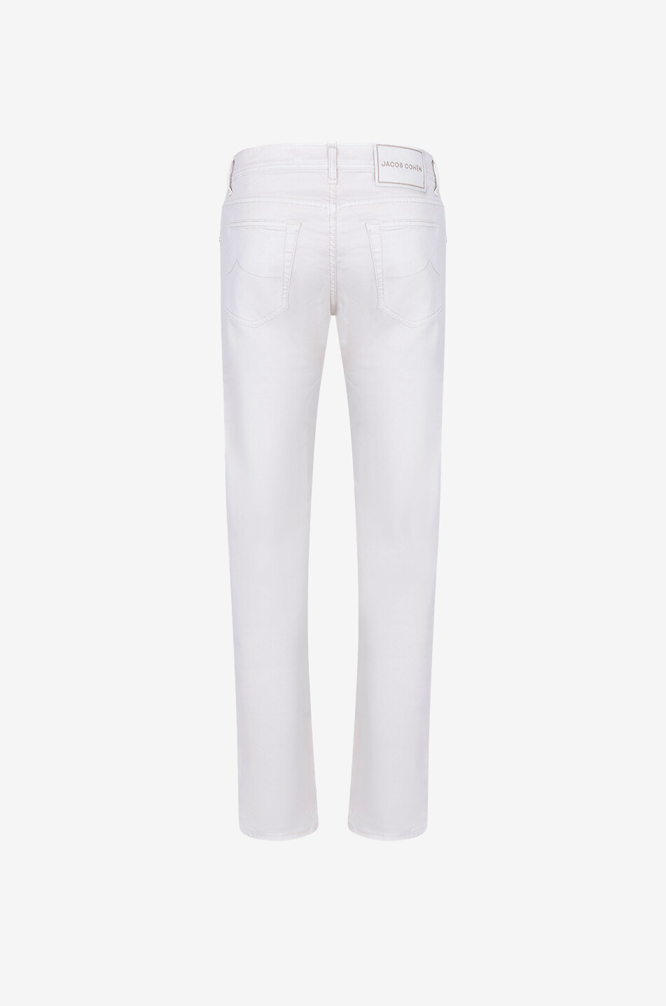 JACOB COHEN Nick Slim modal cotton and lyocell slim-fit jeans Men EGGSHELL 3