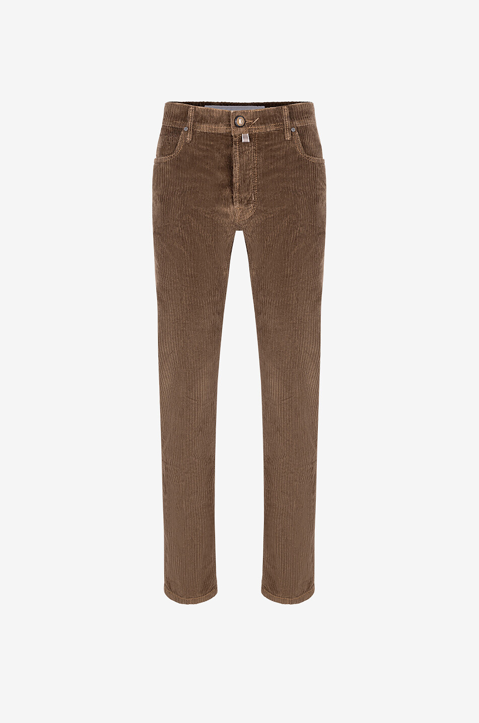 JACOB COHEN Bard cotton and modal corduroy slim fit trousers Men LIGHT BROWN 1